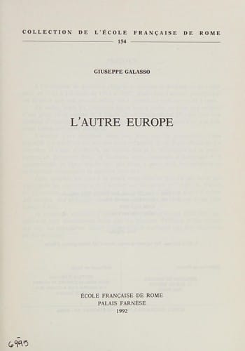 L' autre Europe