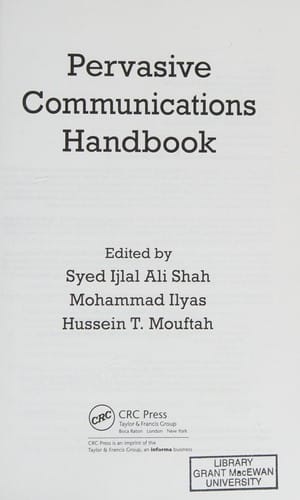 Pervasive communications handbook