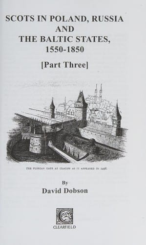 Scots in Poland, Russia and the Baltic States