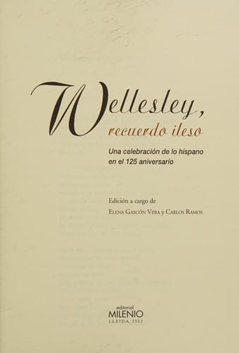 Wellesley, recuerdo ileso