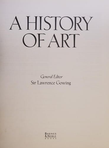 A History of art