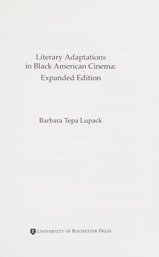 Literary adaptations in Black American cinema