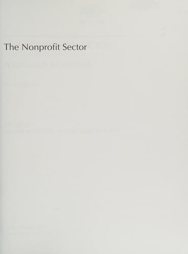 The nonprofit sector