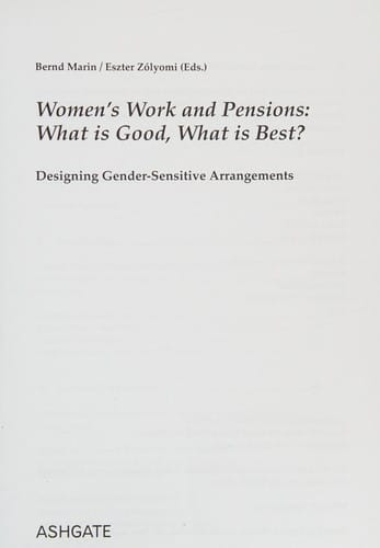 Women's work and pensions