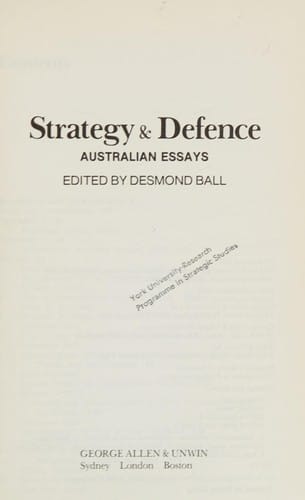 Strategy & defence