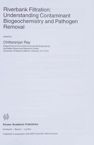 Riverbank filtration