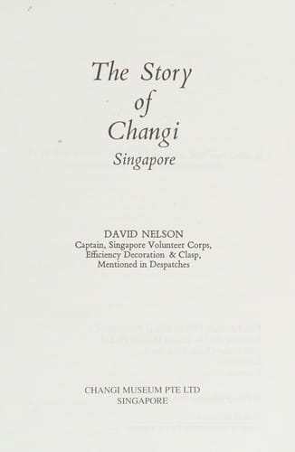 The story of Changi, Singapore