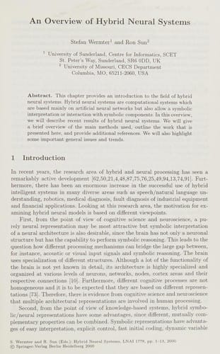 Hybrid neural systems