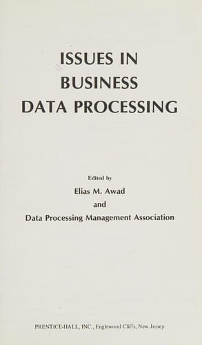 Issues in business data processing