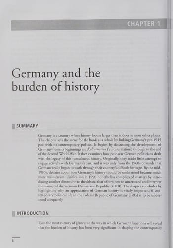 The politics of the new Germany