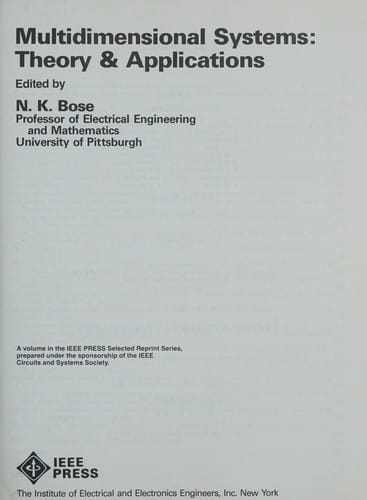 Multidimensional systems