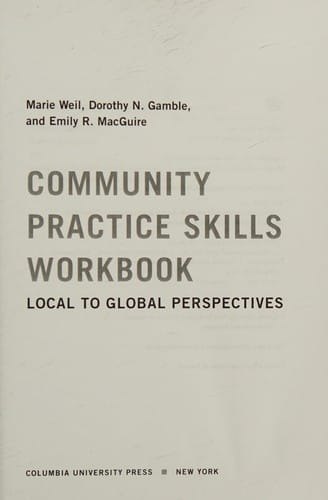 Community practice skills workbook