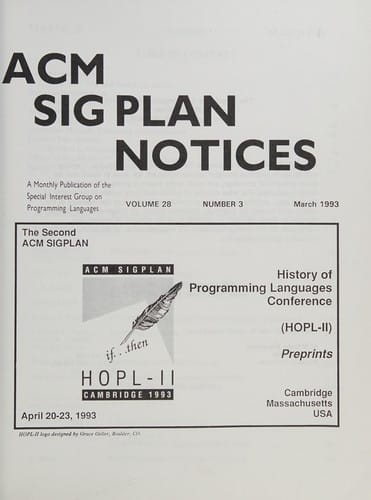 ACM SIGPLAN History of Programming Languages Conference