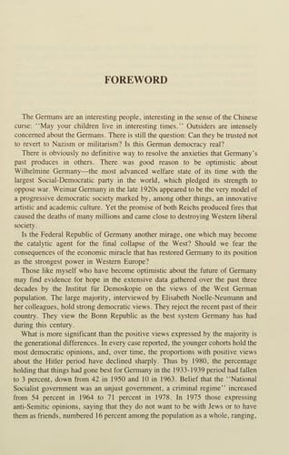 The Germans--public opinion polls, 1967-1980