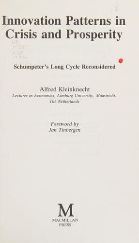 Innovation patterns in crisis and prosperity