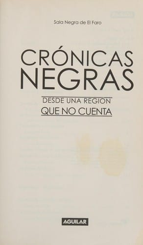 Crónicas negras