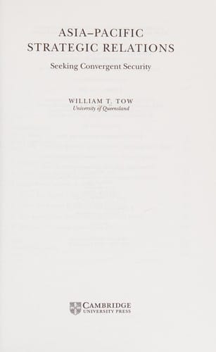 Asia-Pacific strategic relations