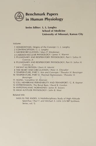 High altitude physiology