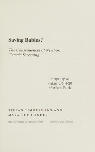 Saving babies?