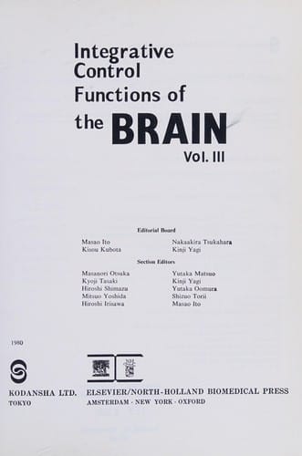 Integrative control functions of the brain