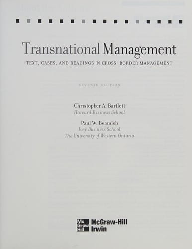 Transnational management