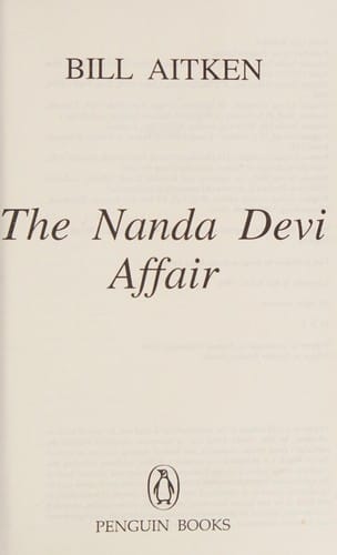 The Nanda Devi affair