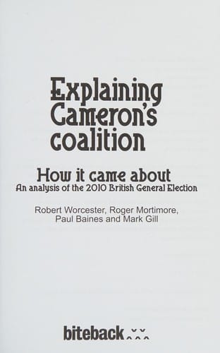 Explaining Cameron's coalition