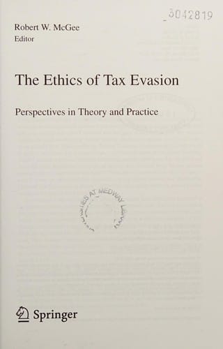 The ethics of tax evasion