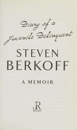 Diary of a juvenile delinquent