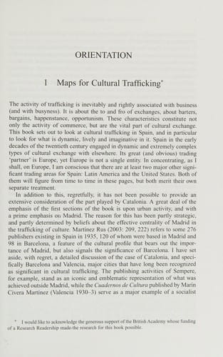 Trafficking knowledge in early twentieth-century Spain