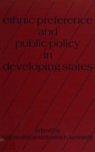 Ethnic preference and public policy in developing states