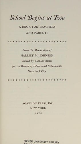 School begins at two