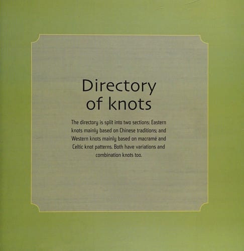 75 Chinese, Celtic, and ornamental knots