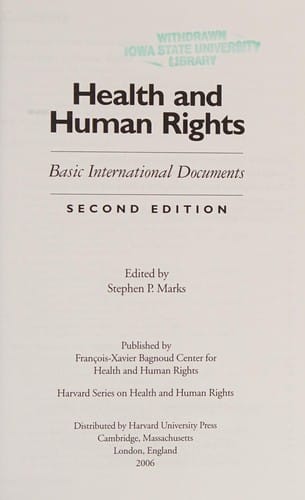 Health and human rights