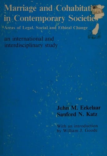 Marriage and cohabitation in contemporary societies