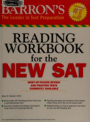 Barron's reading workbook for the new SAT