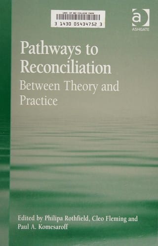 Pathways to reconciliation
