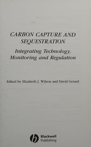 Carbon capture and sequestration