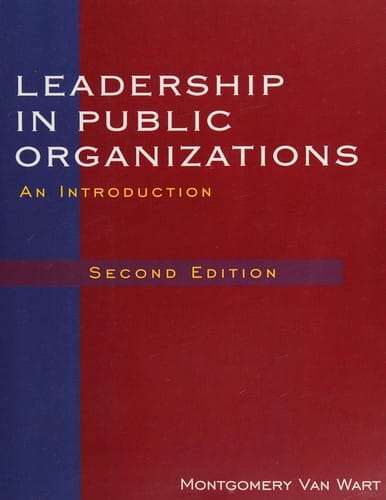 Leadership in public organizations