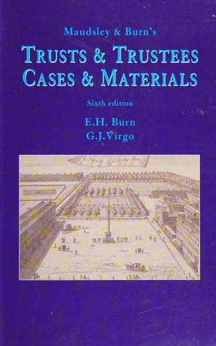 Maudsley and Burn's Trusts and trustees