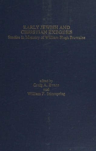 Early Jewish and Christian Exegesis