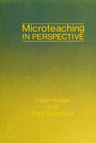 Microteaching in perspective