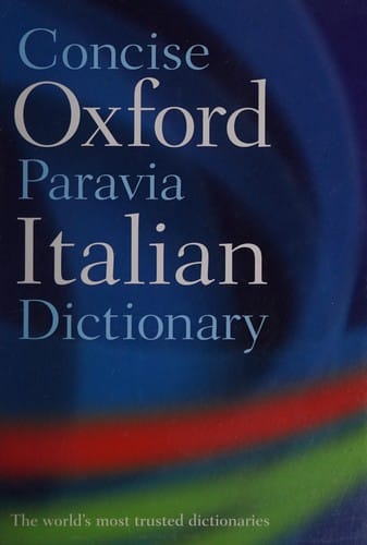 Concise Oxford Paravia Italian dictionary