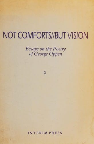 Not comforts, but vision