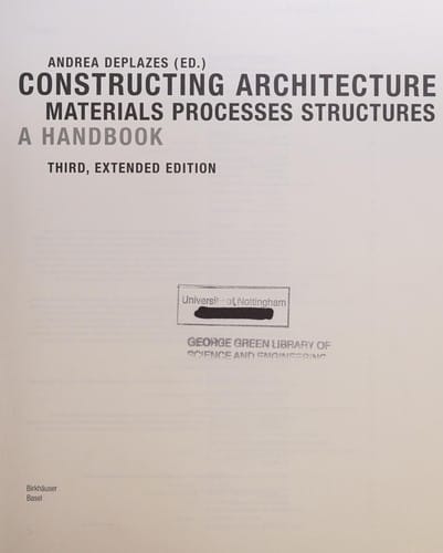 Constructing architecture