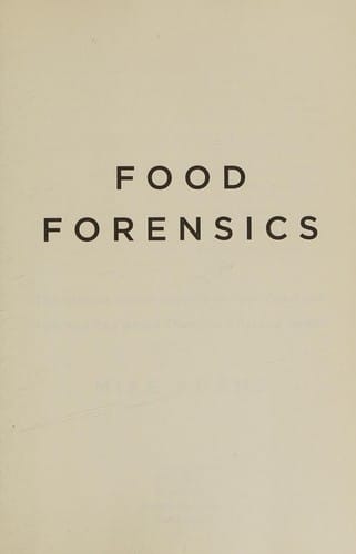 Food forensics
