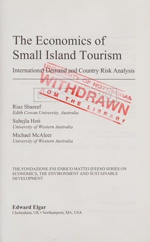 The economics of small island tourism
