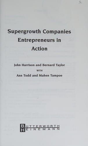 Supergrowth companies