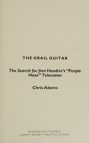 The grail guitar