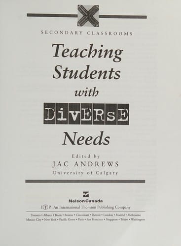 Teaching students with diverse needs